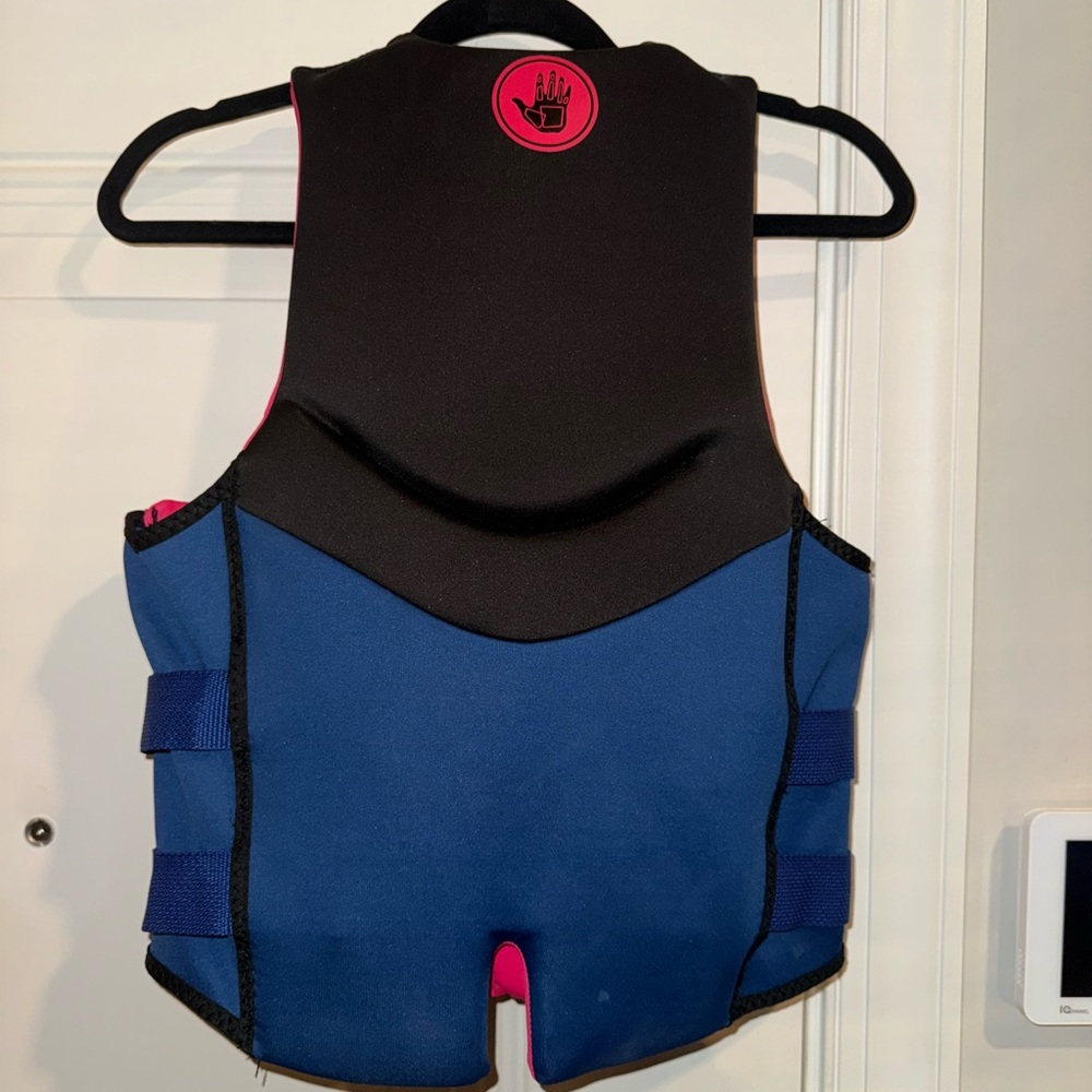 Body Glove Blue and Pink Swim Vest - Picture 5 of 6